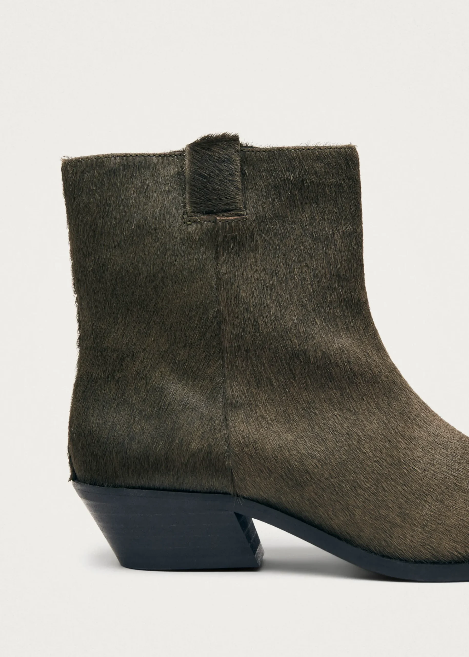 Syd Soft Khaki Leder Stiefeletten