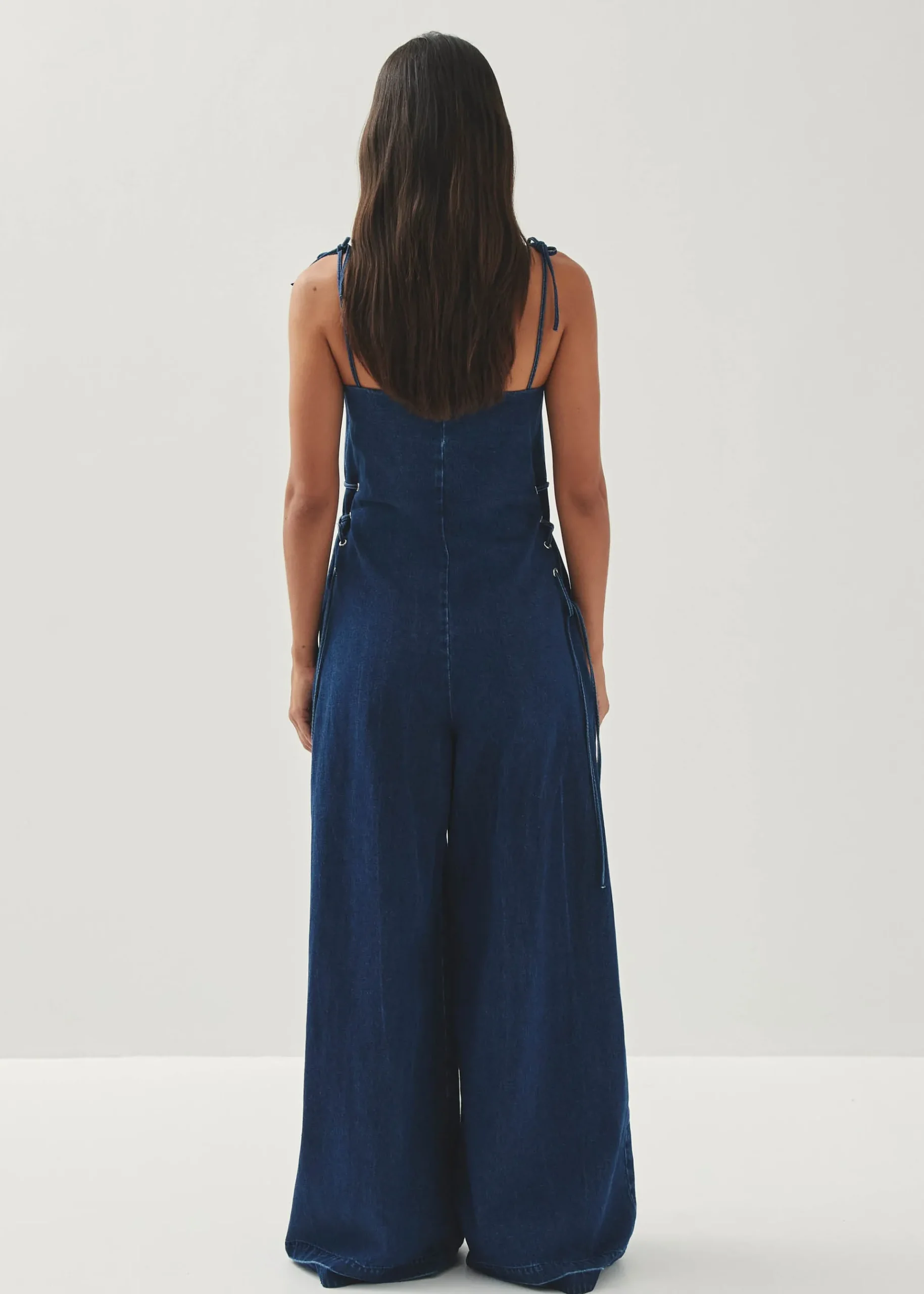 Tania Blauer Denim-Jumpsuit