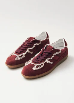 Tb.490 Crochet Burgunder Leder Sneaker