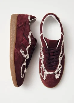 Tb.490 Crochet Burgunder Leder Sneaker