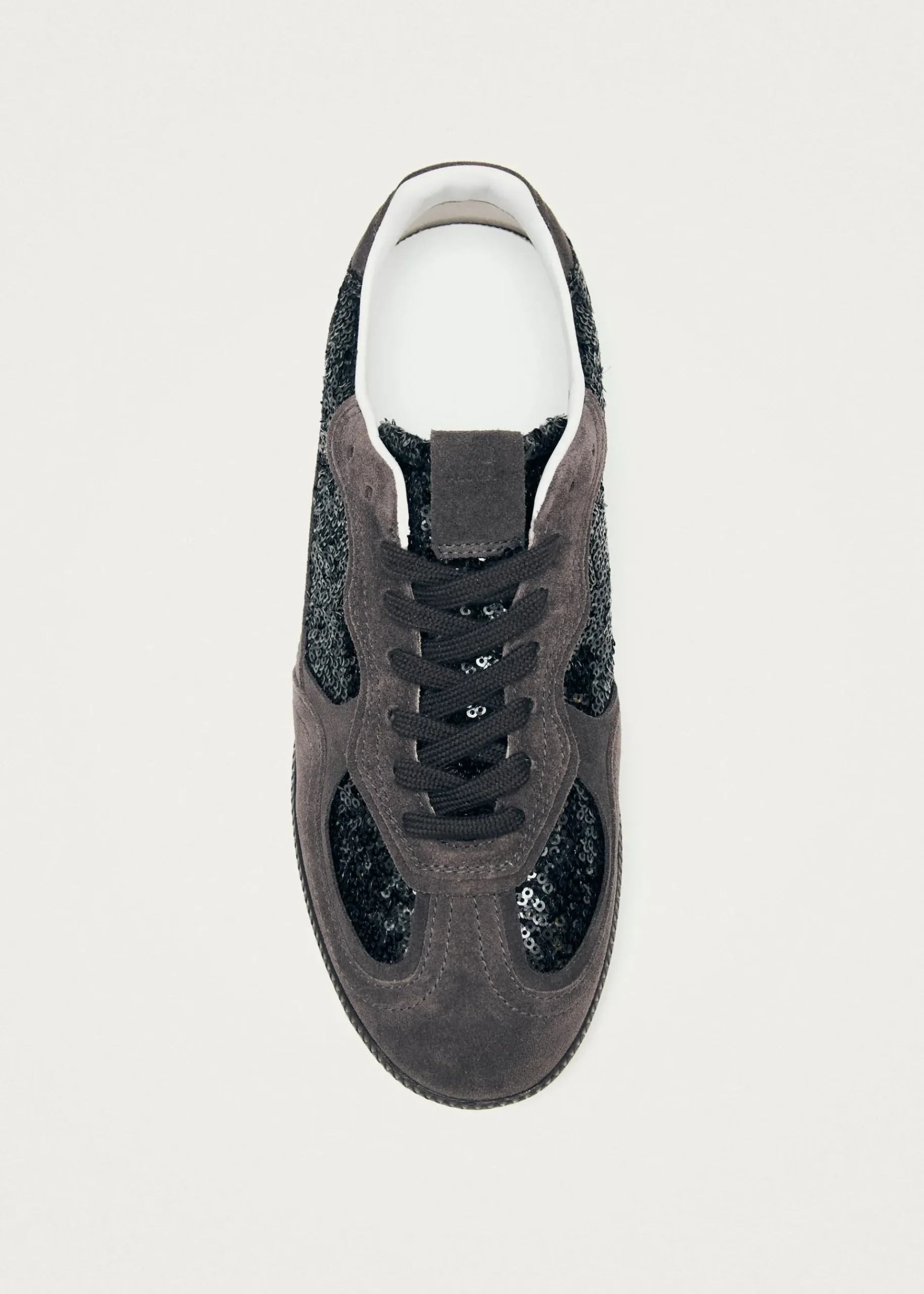 Tb.490 Glint Dunkelgraue Ledersneaker