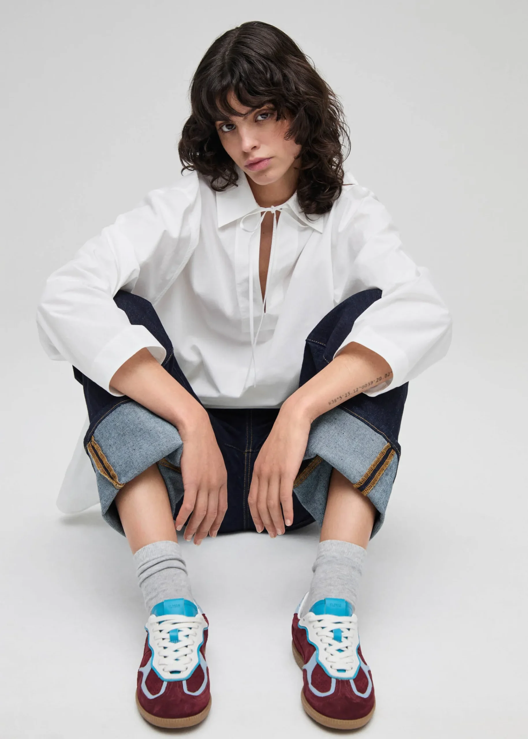 Tb.490 Rife Burgund Leder Sneaker