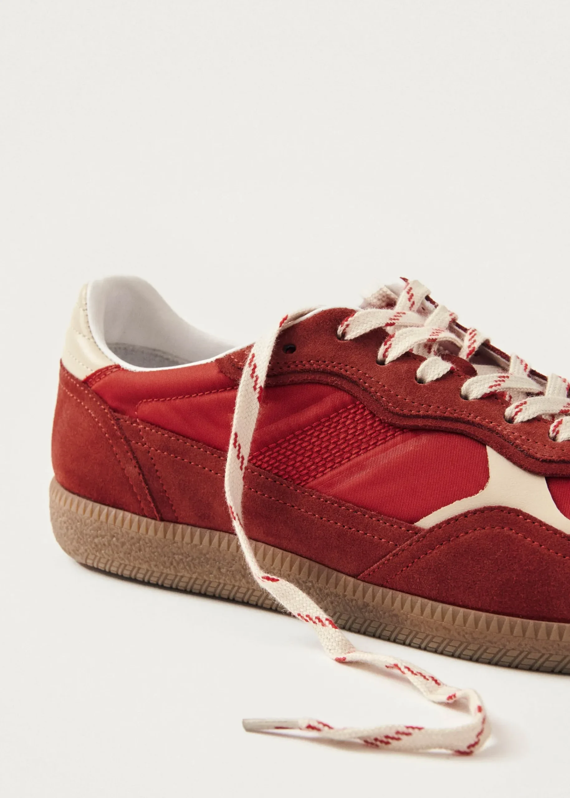 Tb.490 Rife Glänzende Rote Leder-Sneakers
