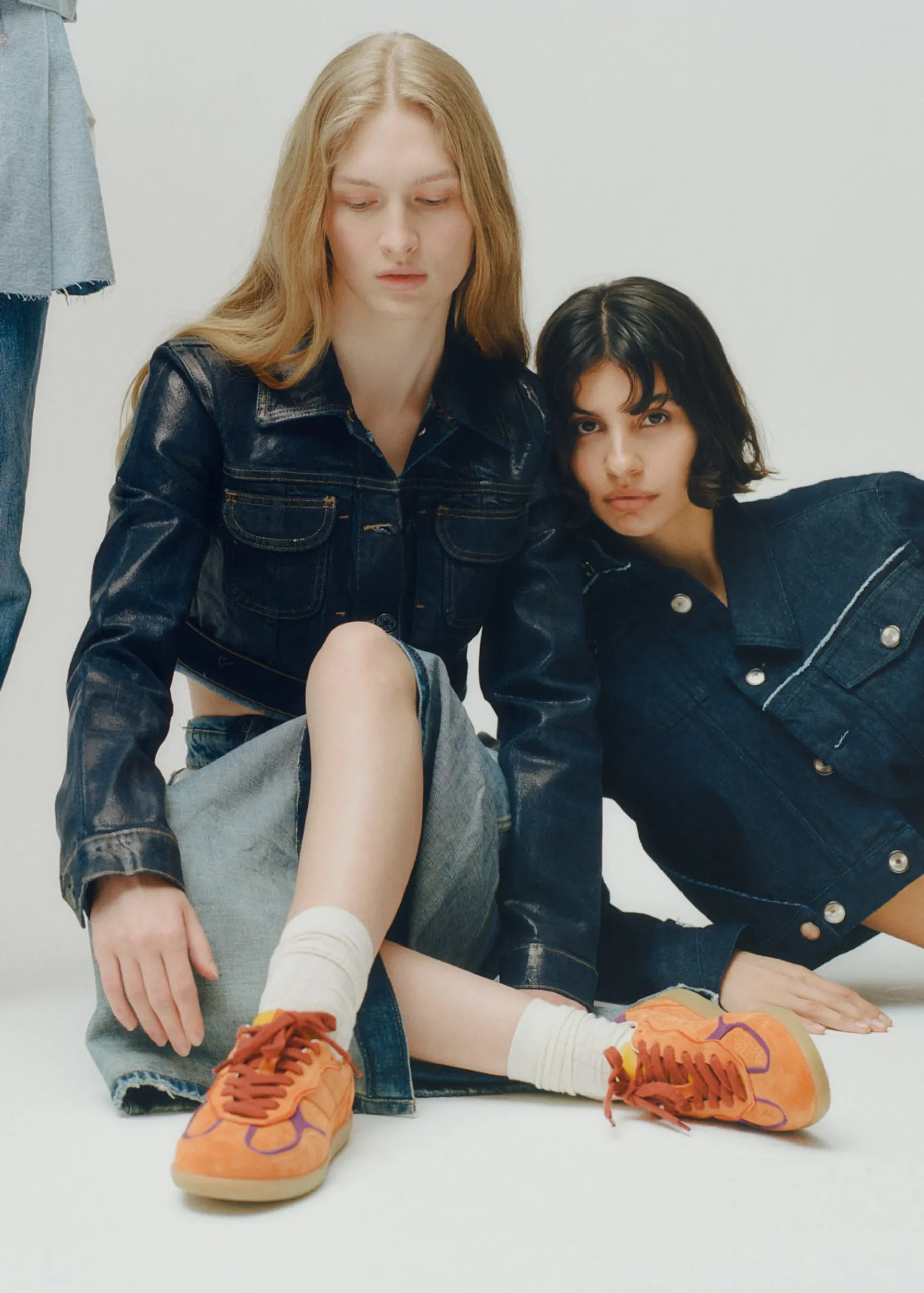 Tb.490 Rife Orangefarbene Wildleder-Sneakers