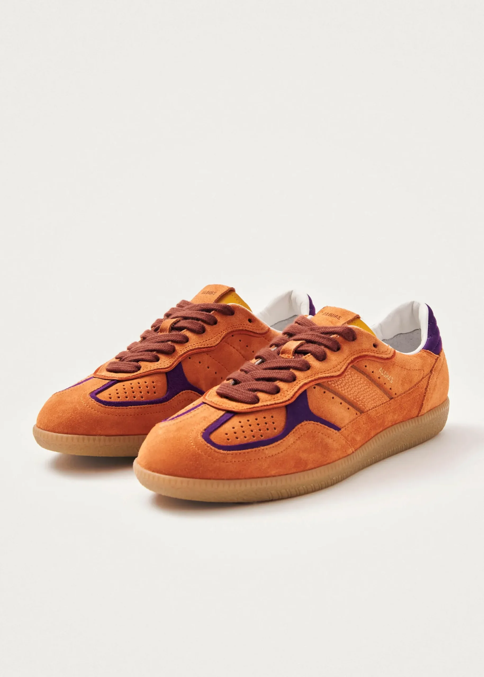 Tb.490 Rife Orangefarbene Wildleder-Sneakers