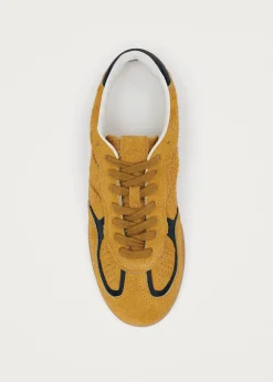 Tb.490 Rife Suede Fuzzy Gelbe Leder Sneaker