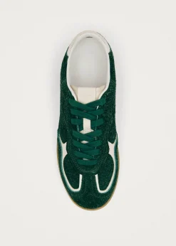Tb.490 Rife Suede Fuzzy Grüne Leder-Sneaker