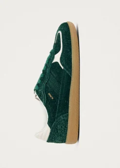 Tb.490 Rife Suede Fuzzy Grüne Leder-Sneaker