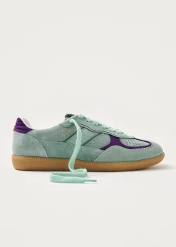Tb.490 Rife Türkisfarbene Wildleder-Sneaker