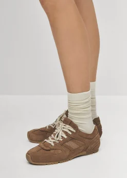 Tb.56 Suede Braune Ledersneaker