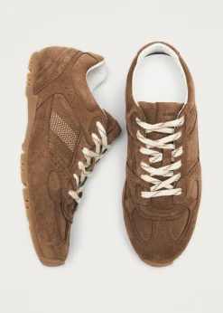 Tb.56 Suede Braune Ledersneaker
