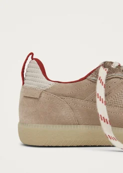 Tb.490 Trek Beige Leder-Sneaker