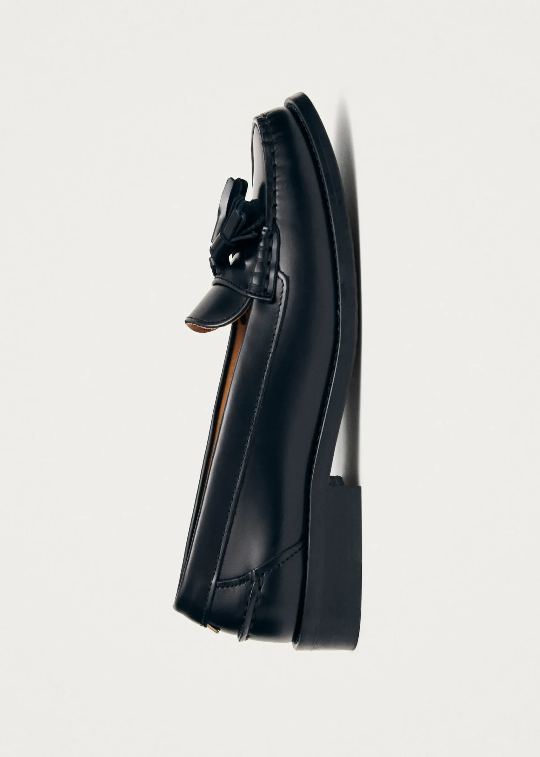 Terrane Schwarze Leder Loafers