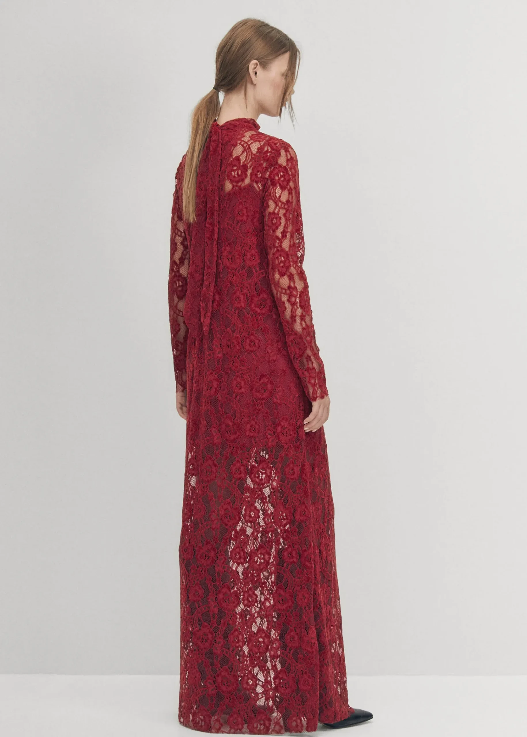 Tiban Lace Wein Kleid