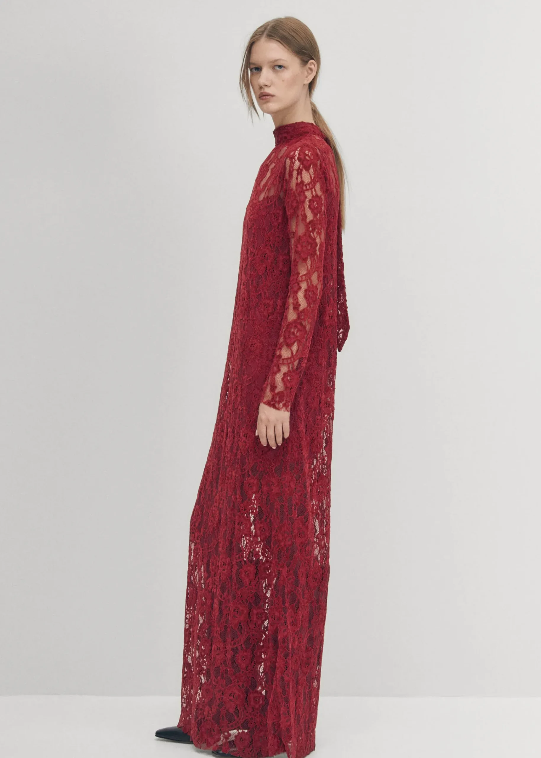Tiban Lace Wein Kleid