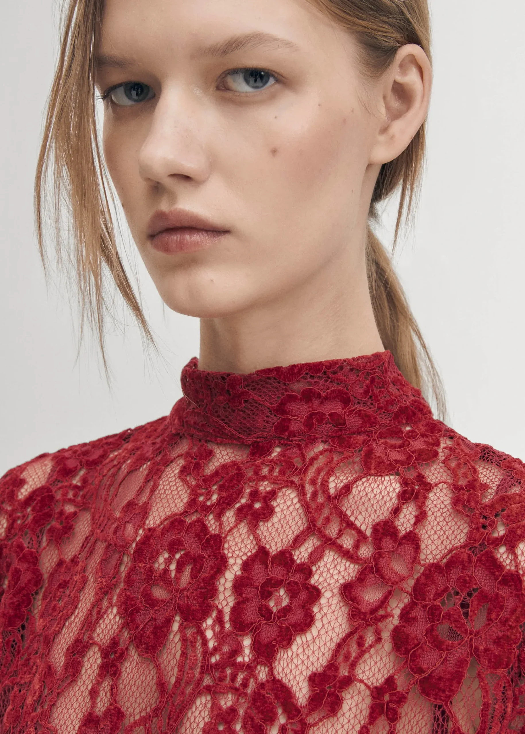 Tiban Lace Wein Kleid
