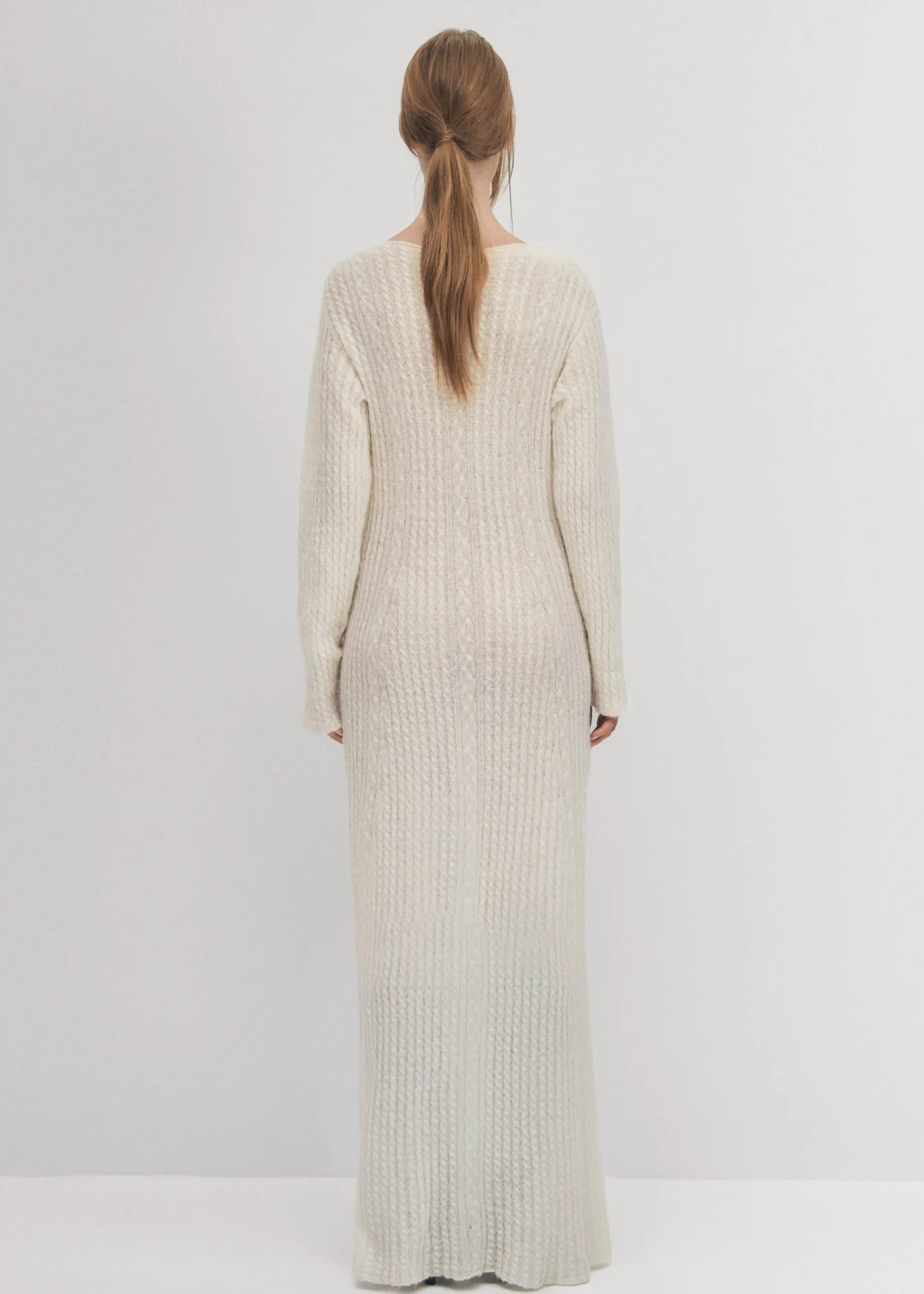 Triza Creme Kleid