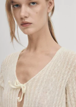 Triza Creme Kleid