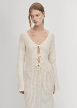 Triza Creme Kleid