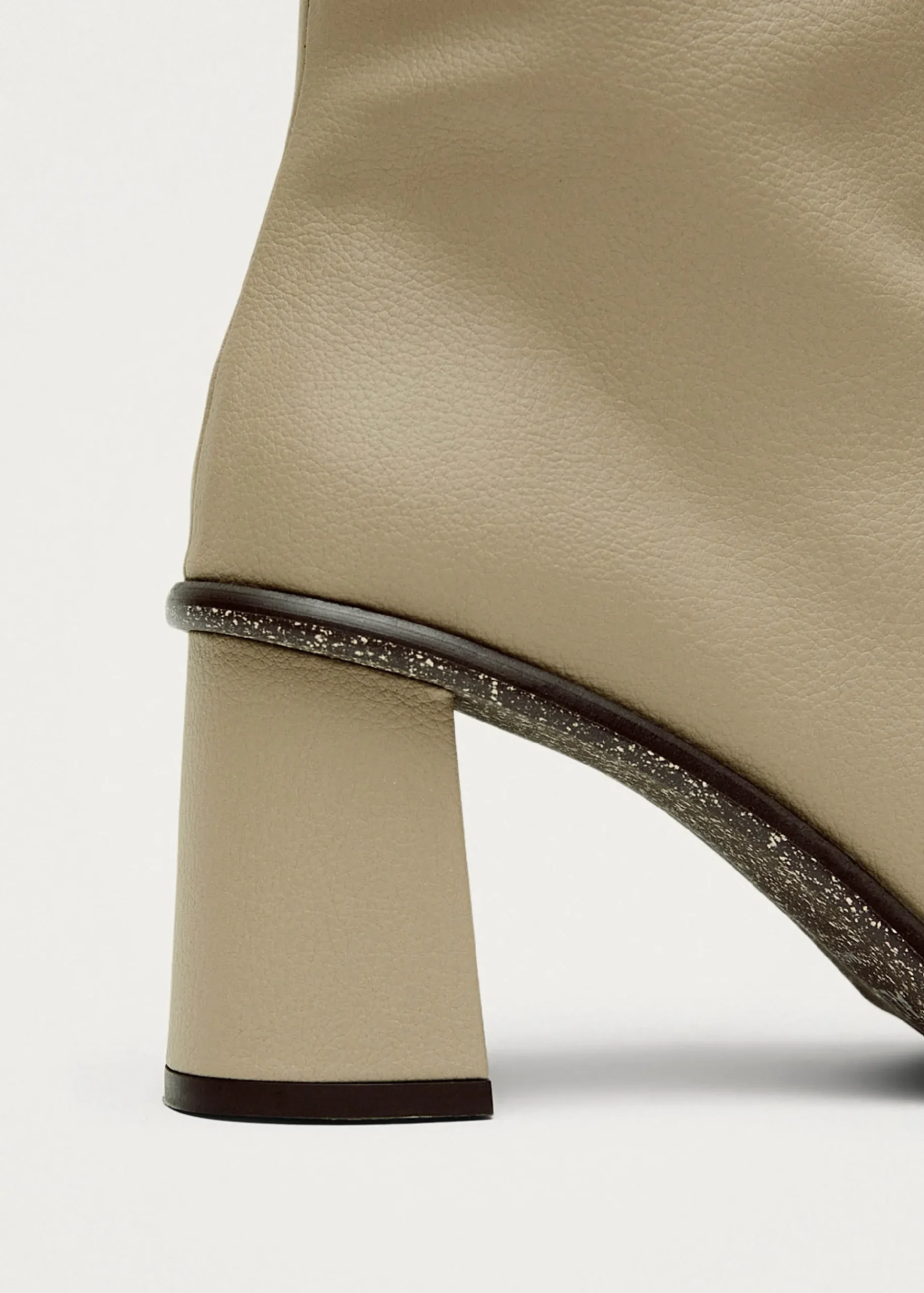 West Cactus Warm Sand Beige Vegan Leather Ankle Boots