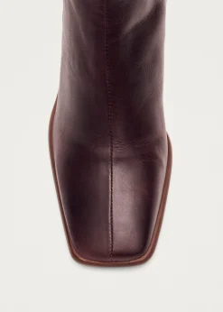 West Cape Rote Lederstiefel