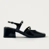 Withnee Onix Schwarze Lederpumps