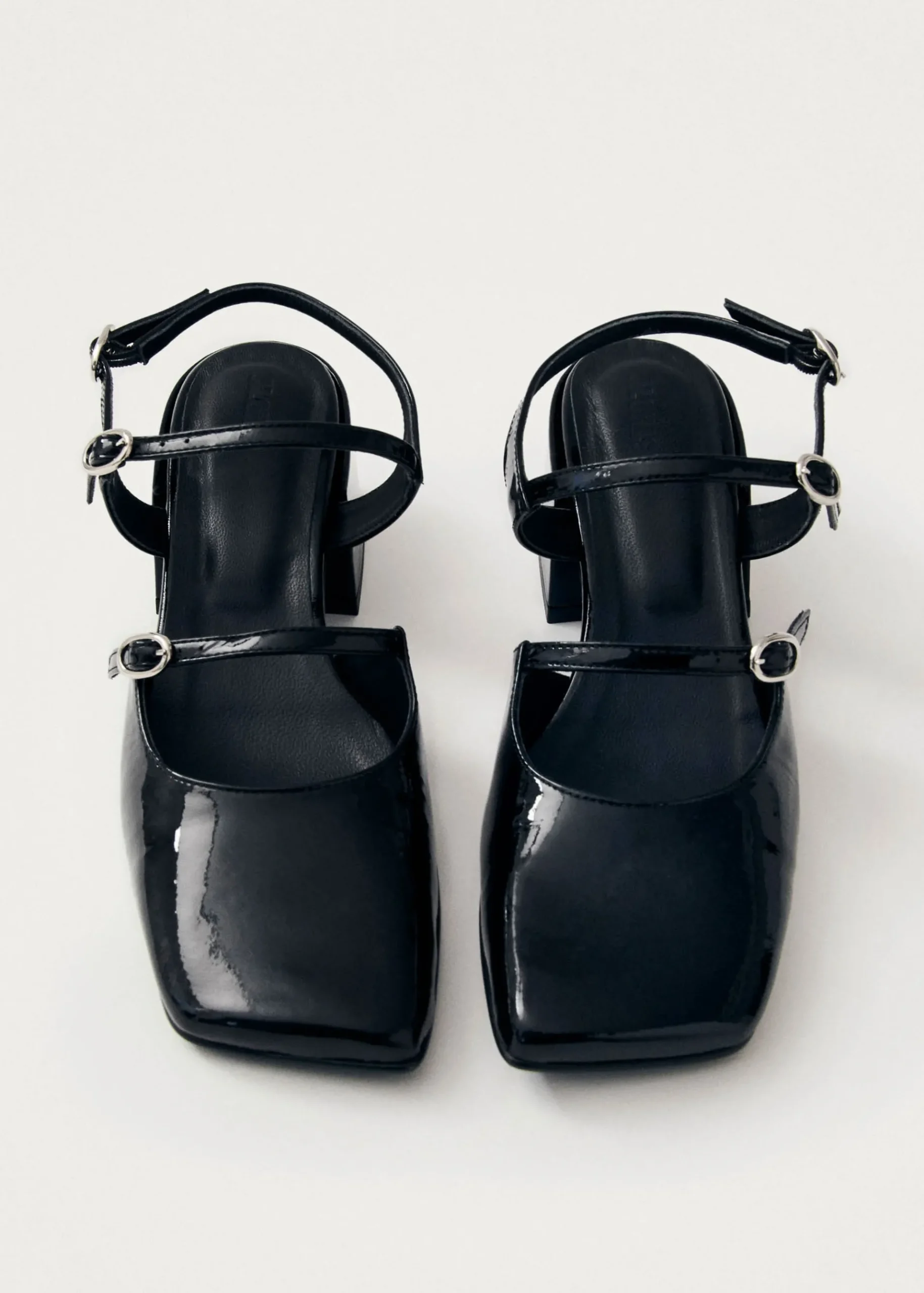 Withnee Onix Schwarze Lederpumps
