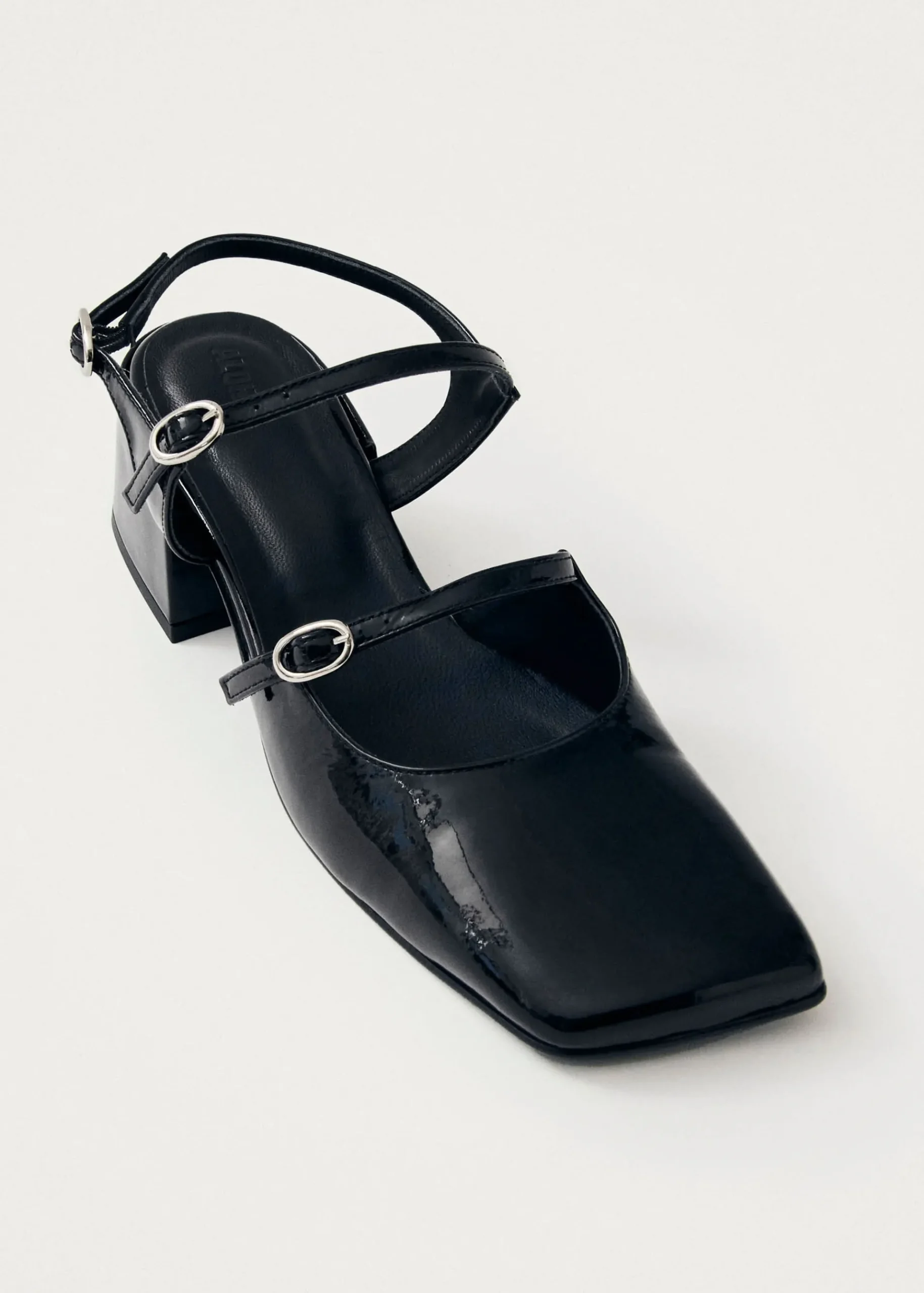 Withnee Onix Schwarze Lederpumps
